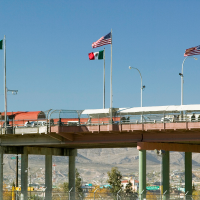 International border of Mexico & the United States